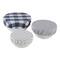 DII® Assorted French Blue Farmhouse Woven Dish Cover Set